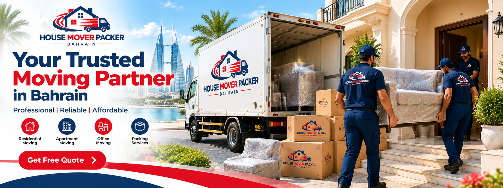 House Mover Packer Bahrain professional moving and packing